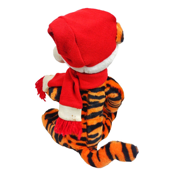 Disneyland 15" Winnie The Pooh Christmas TIGGER Santa Plush Stuffed Animal OEM - Picture 5 of 12
